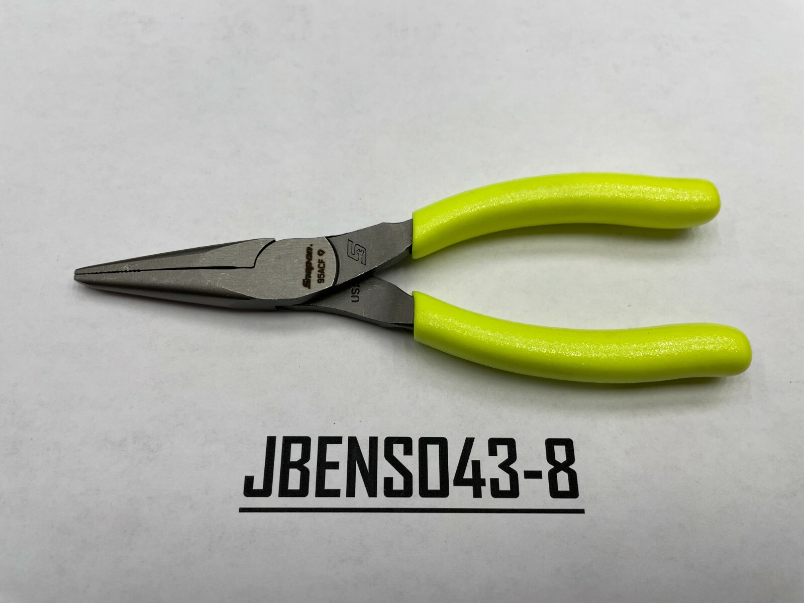 Snap-on Tools USA NEW HI-VIZ 6″ Soft Grip Needle Nose Pliers 95ACFHV