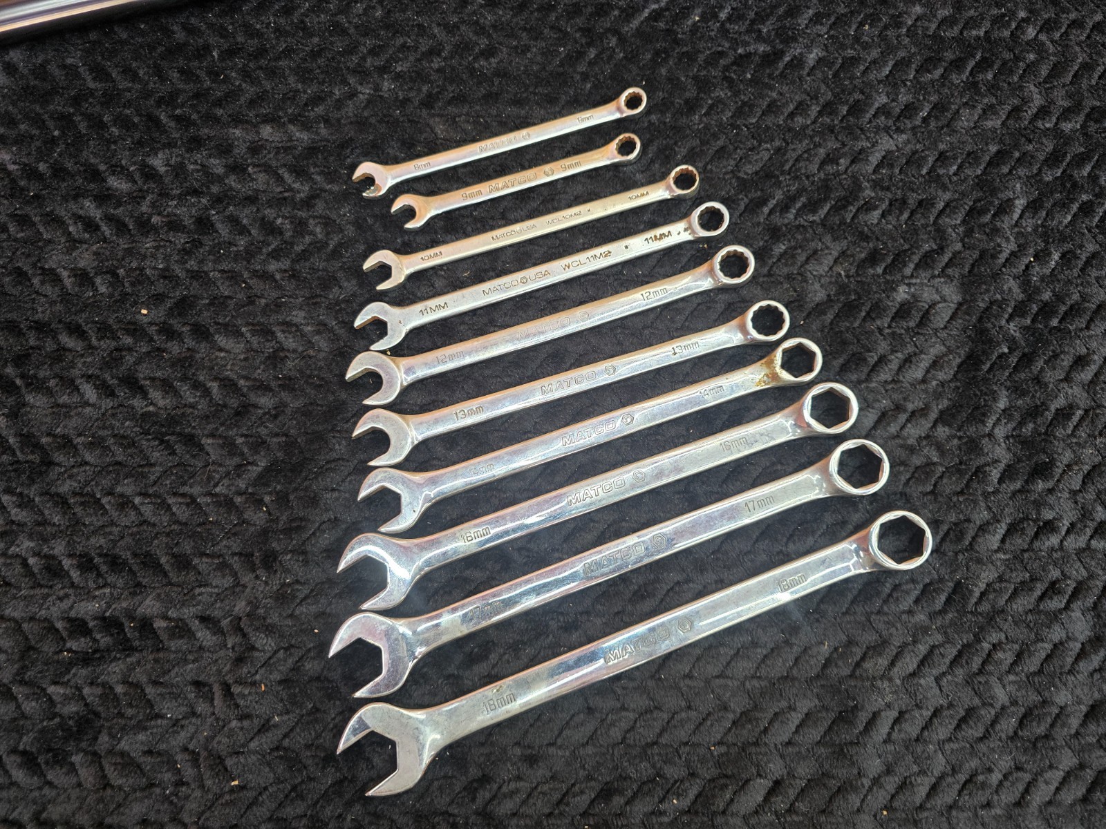 MATCO LONG METRIC WRENCH SET RCL MCL Mixes Series 6pt 12pt