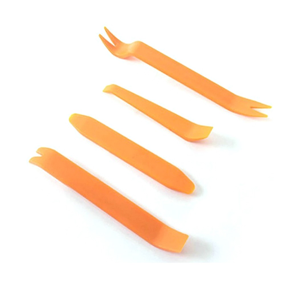 4pcs Car Trim Removal Tool Car Panel Door Dashboard Fastener Remover Pry Set