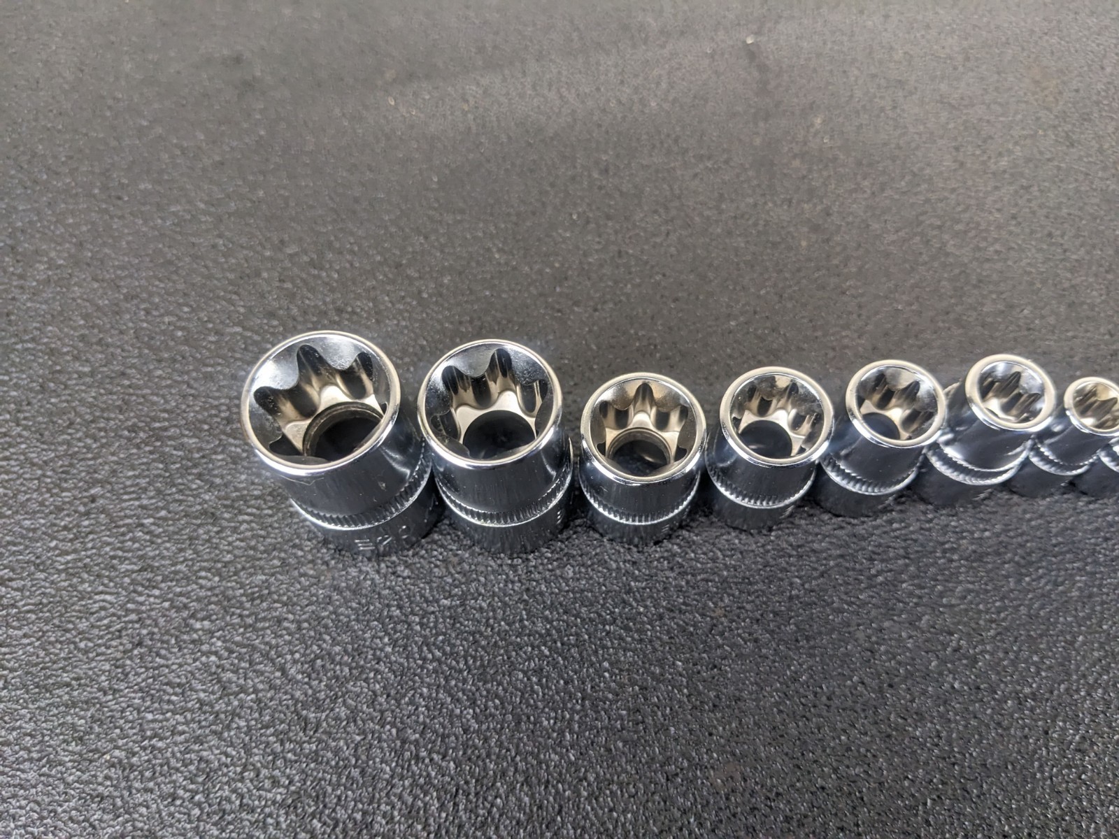 #bp435 MAC Tools NEW SMXVE11B 11 Piece Inverted Star Socket Set