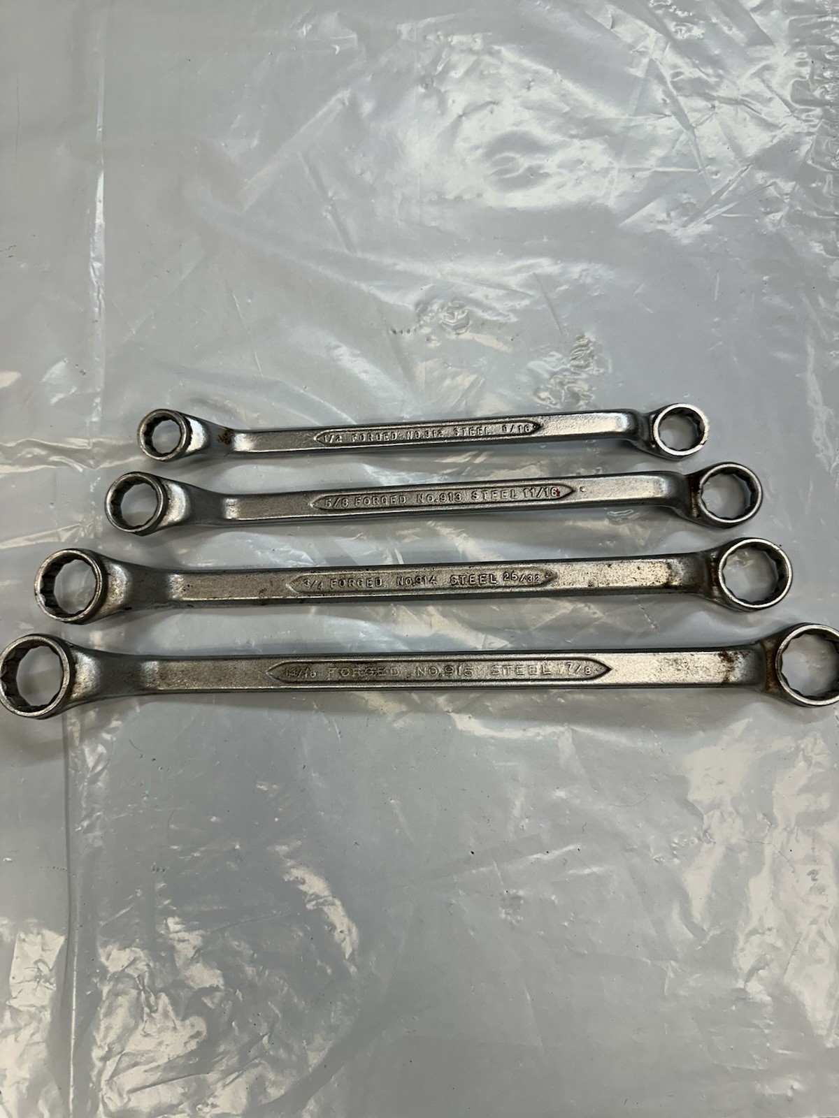 VTG Box-End 12-Pt Offset Wrench, No. 912, 913, 914, 915 Forged Steel Made USA