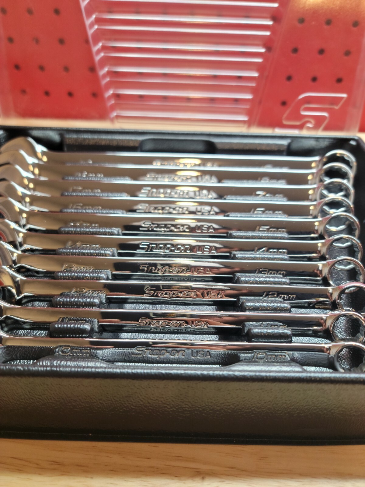 Snap-on Tools SOEXM710 10mm-19mm NICE 12-Point Flank Drive PLUS Wrench Set