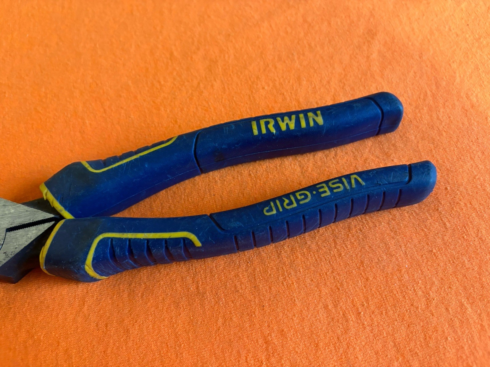 IRWIN Vise-Grip Pliers Cutters 9 1/2″ Long Mechanic Hand Tools Blue Handle