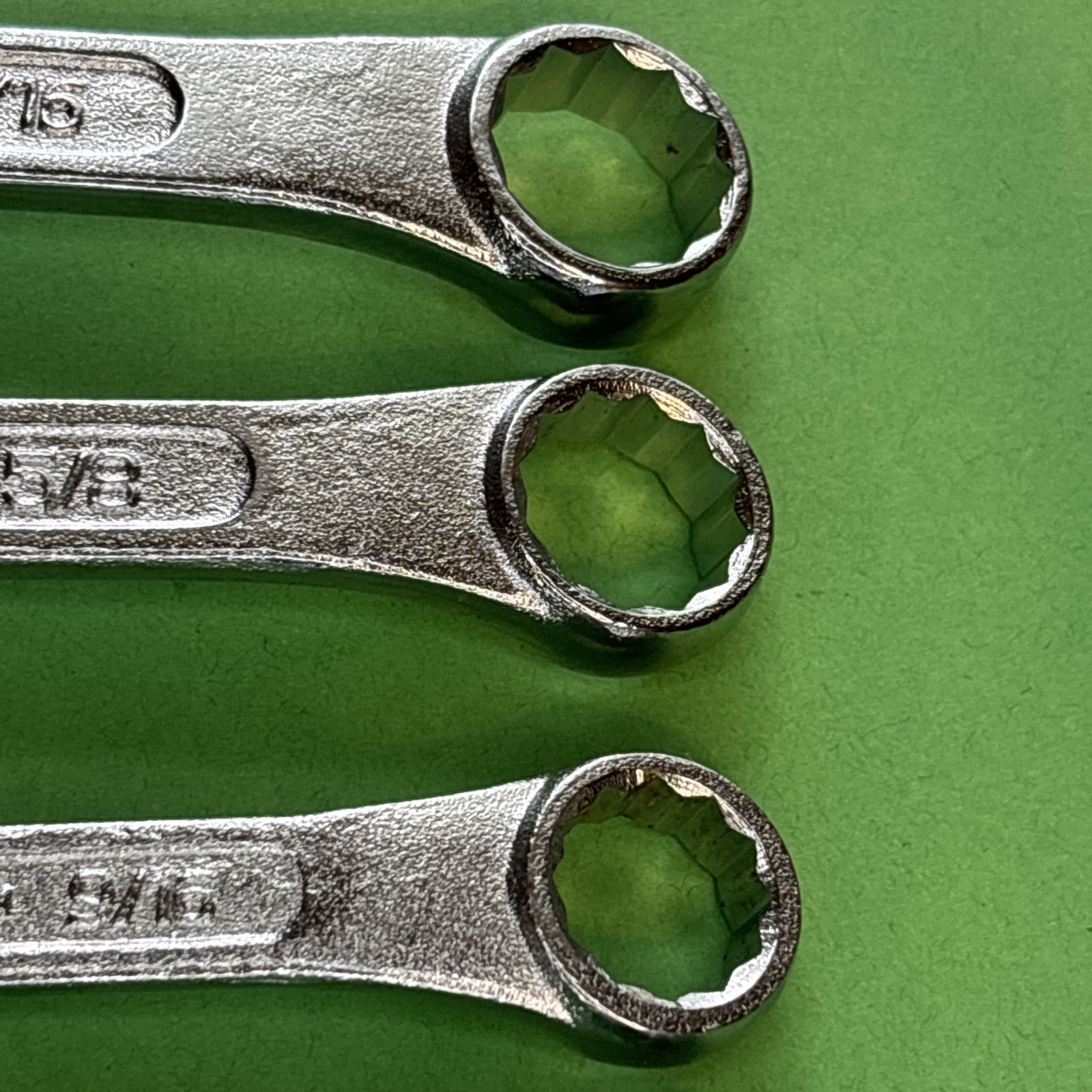 Vintage Sears 6pc SAE Wrench Set 4390 Made in Japan 3/8″-11/16″ 12 Point