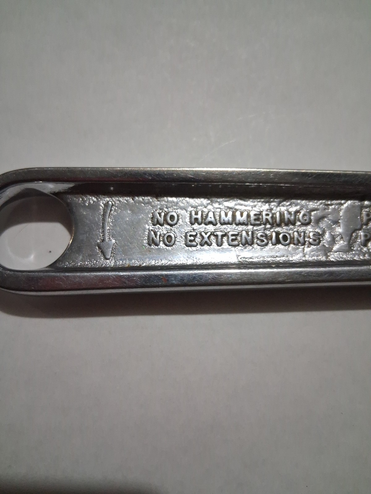 Snap On Tools AD10 10″ 250mm Chrome Adjustable Wrench Made in USA