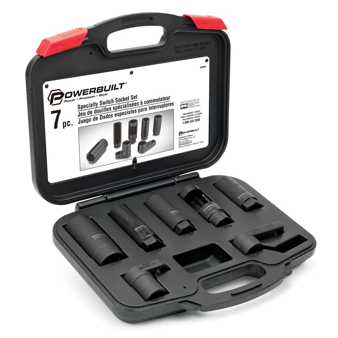 Powerbuilt Specialty Switch Socket Set Kit 62 7 Piece 648992 Oxygen Senor