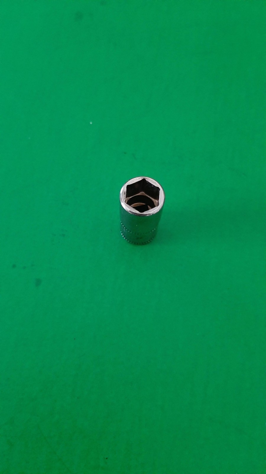 2007 Snap-on Tools USA 1/4″ Drive 9mm 6pt Point Shallow Chrome Socket TMM9