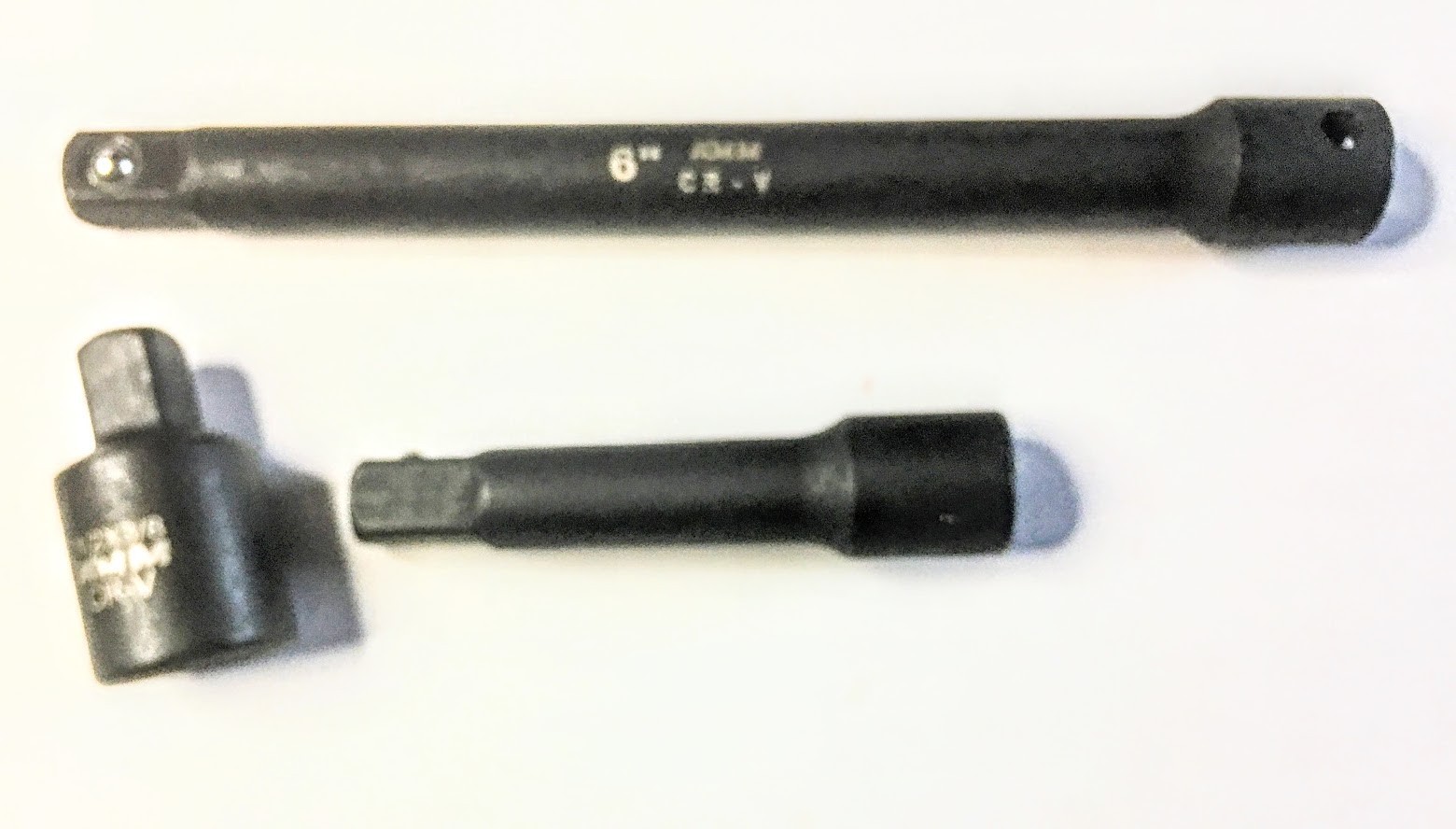 AMM  3/8″ x 3/8″ Dr Impact Extensions Plus 3/8″ to 1/2″ Adaptor Lot of 3