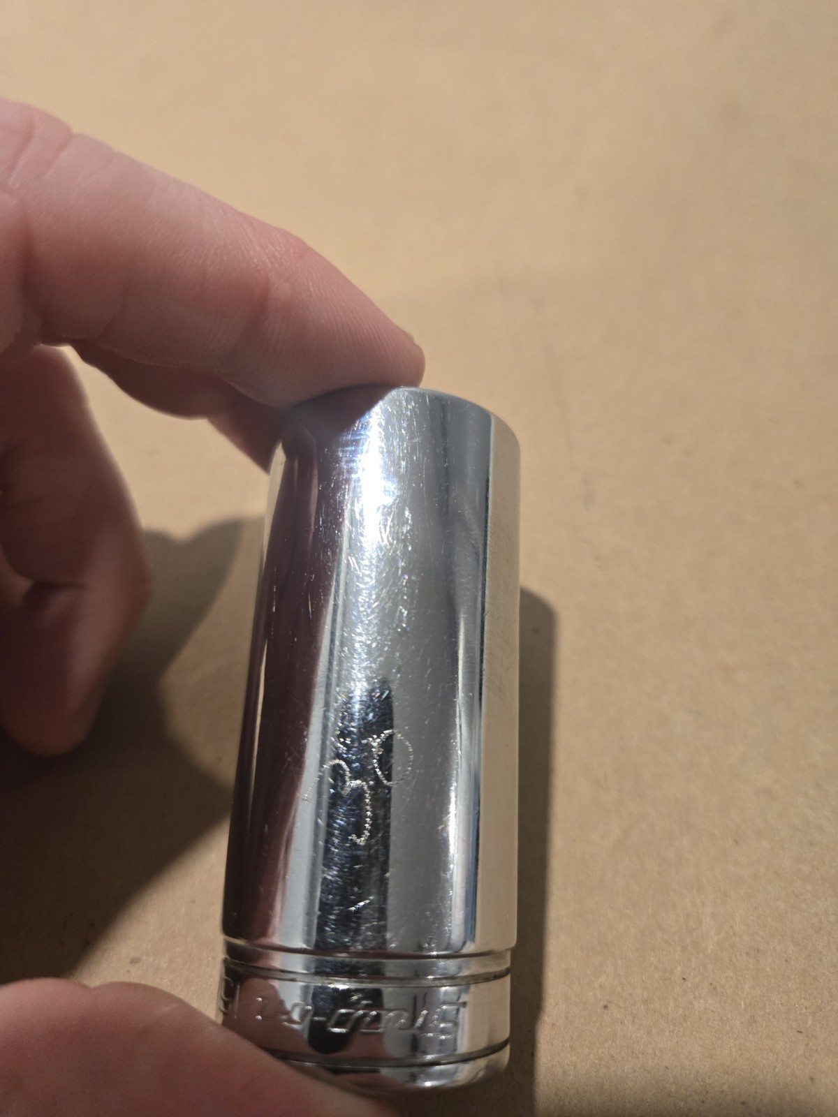 Snap On 3/8″ Drive 15/16″ 6PT SAE Deep Chrome Socket USA SFS301