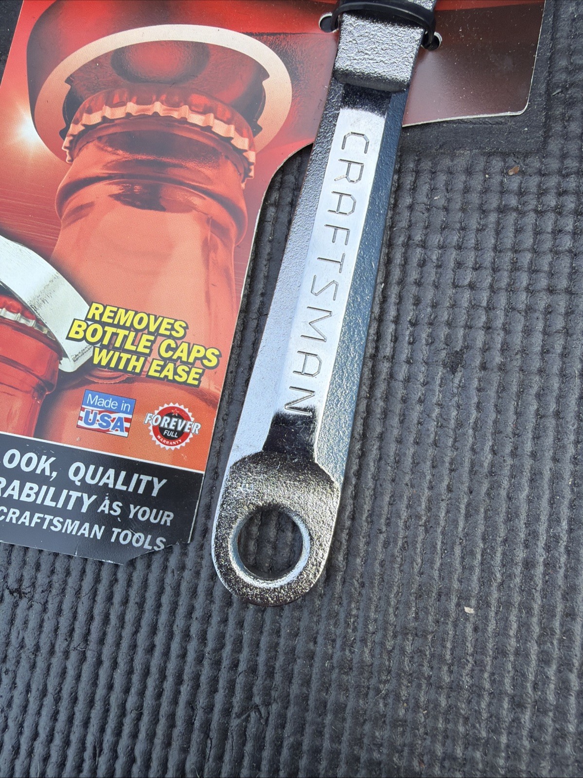 USA MADE VERSION SEARS Craftsman Bottle Cap Wrench Bottle Opener 44500 NOS