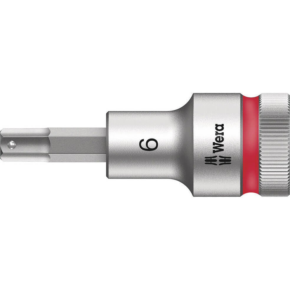 Wera 8740C HF Zyklop 1/2″ Drive Hexagon Socket Bit Metric 6mm