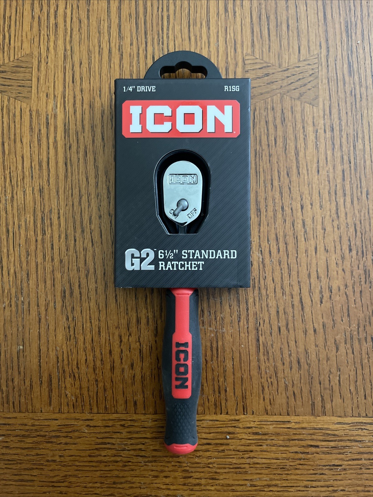 ICON 1/4 in Drive Professional Ratchet w/Comfort Grip R1SG 6 1/2″ Standard 70443