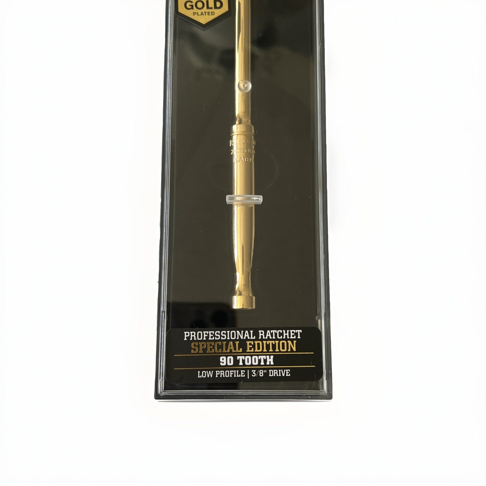 ICON Professional Ratchet 90 Tooth Low Profile 3/8 Inch Drive 24k Gold Plated