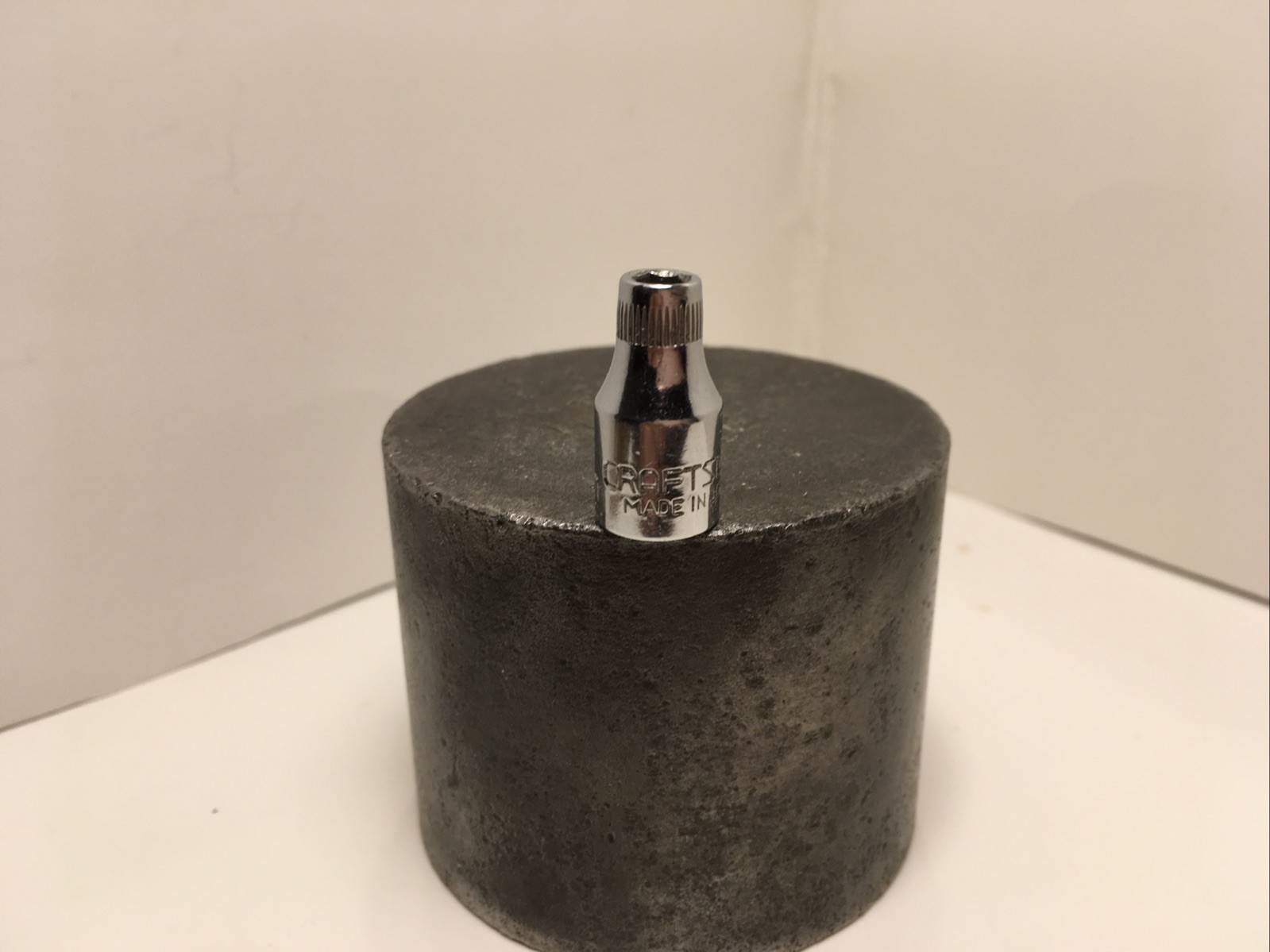 Vintage Craftsman 4mm Chrome Socket 1/4” Drive 6 Point 43505 VV Made In USA .
