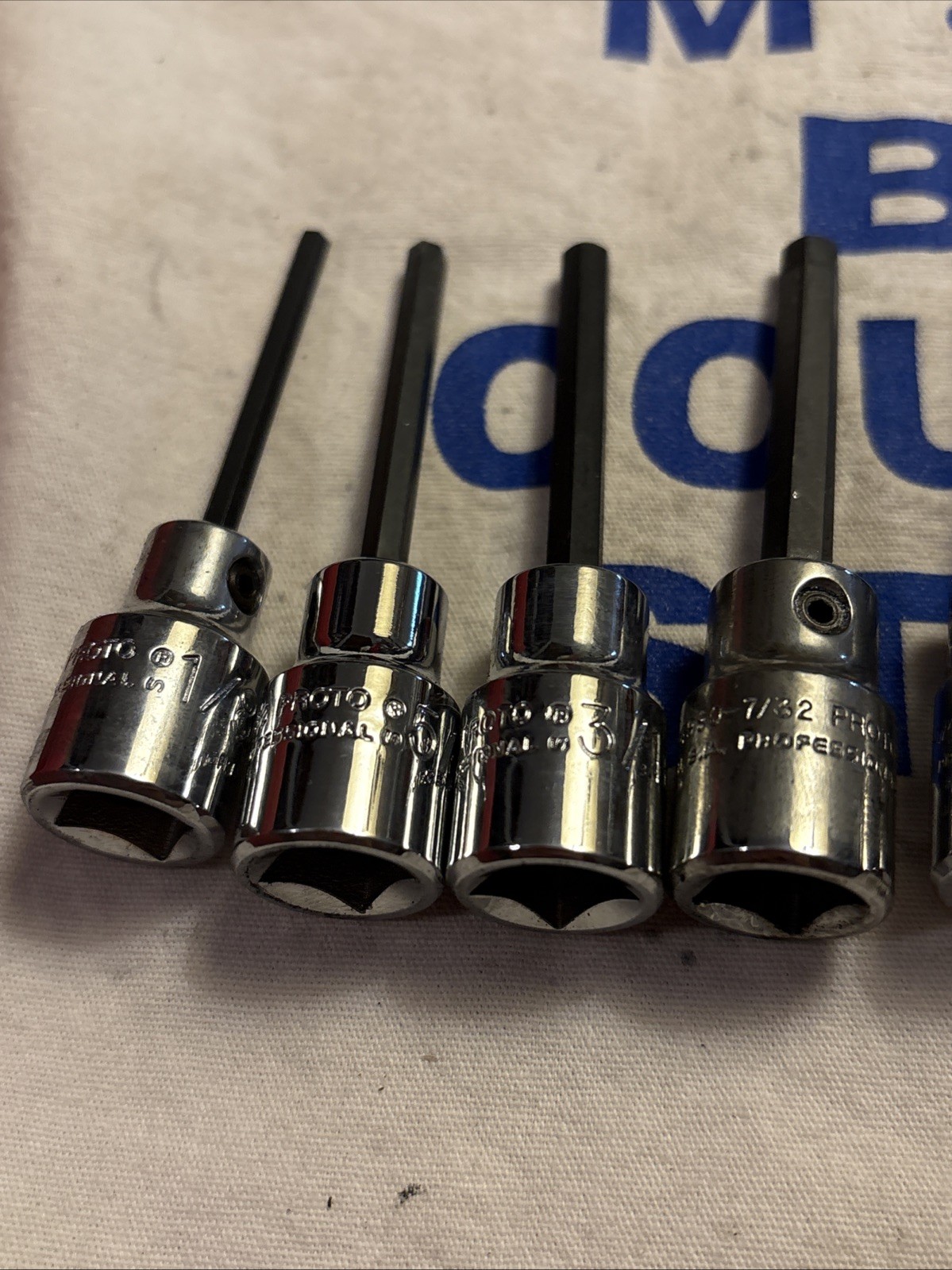 Proto Professional 1/2″ & 3/8″ Drive 10pc SAE Hex Bit Socket Set