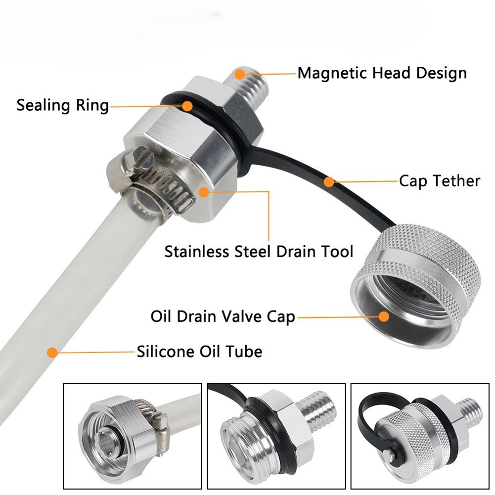 Hydraulic Quick Release Valve Aluminum for M12x1.25 M12x1.5 M12x1.75 Fittings