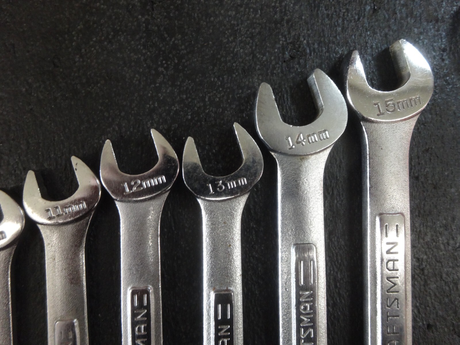 USA Made Craftsman 13 piece METRIC combination wrench set 6mm-19mm -VA-