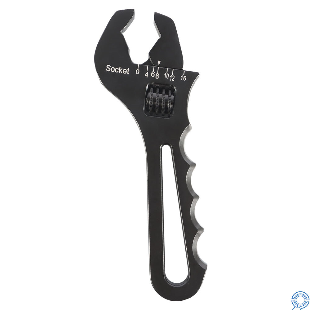 3AN-16AN Adjustable Wrench Black Aluminum Tool Spanner for Hose End Fitting