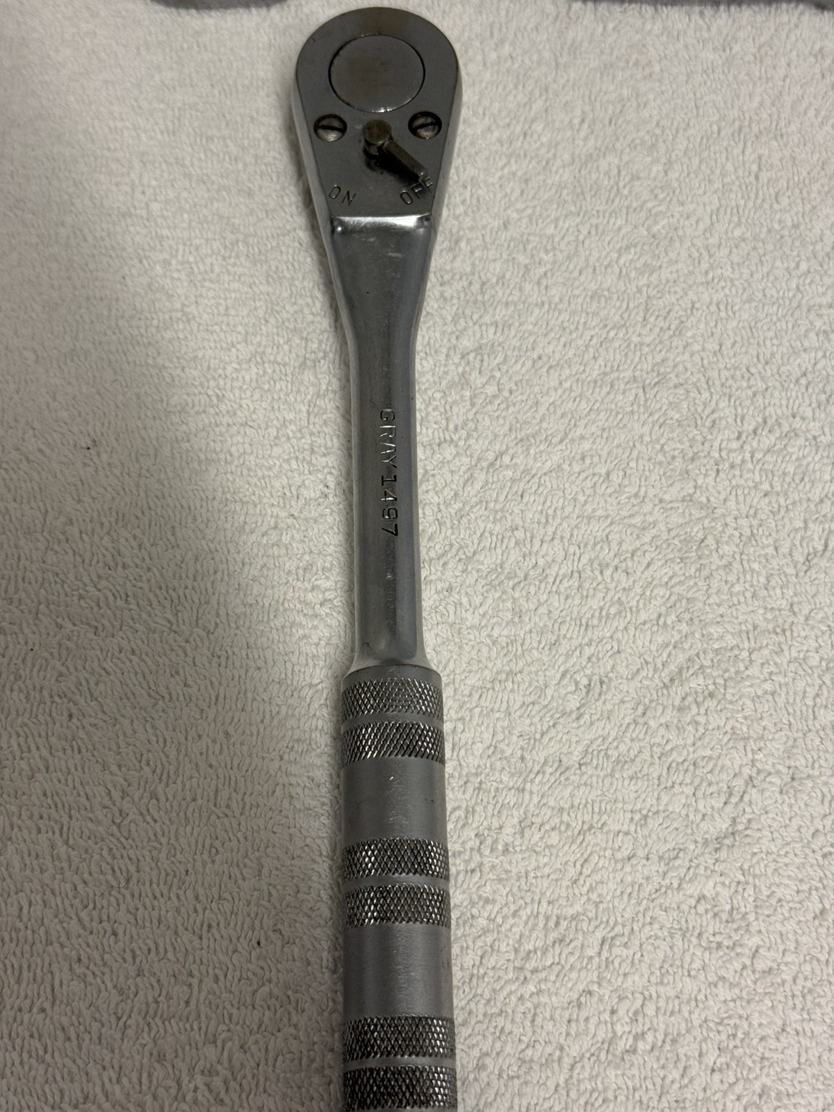 Vintage Snap-On Ratchet Lot F-70N F71-264A Gray 1497 USA Canada 3-Piece