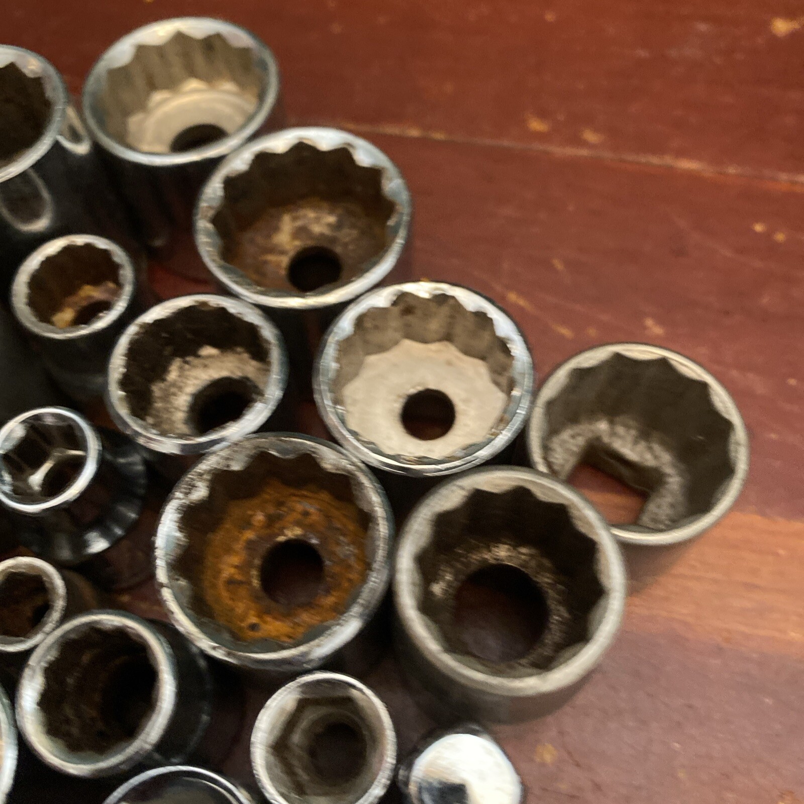 Big Socket Lot Of 64 Assorted Sizes & Brands Metric & SAE Japan Taiwan USA Tools