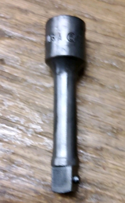 Vintage Snap-on PF2 3/8” 3″ Drive Socket Extension USA Tools Woodworking