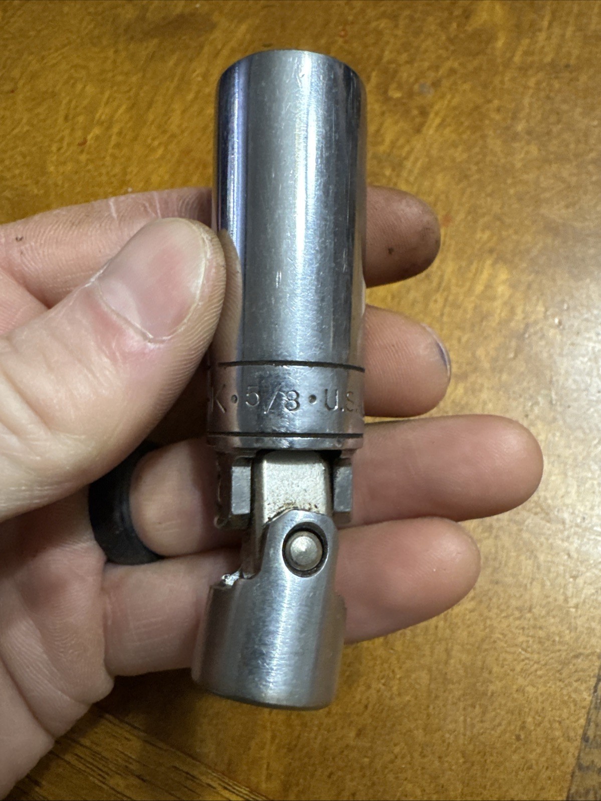 S-K Professional Tools 4480 5/8″ Swivel Spark Plug Socket 3/8″ Drive USA #146