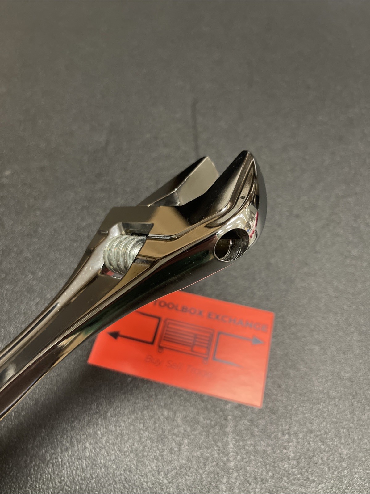 Snap-on Tools NEW 12″ Length Chrome Smooth Jaw Adjustable Wrench AD12BA