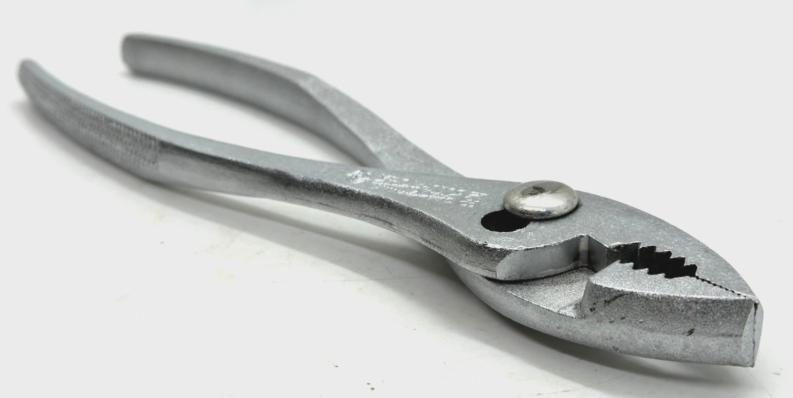 🇺🇸 VTG Diamond Tools Slip Joint Pliers 8″ Long Knurled Grip Duluth, USA