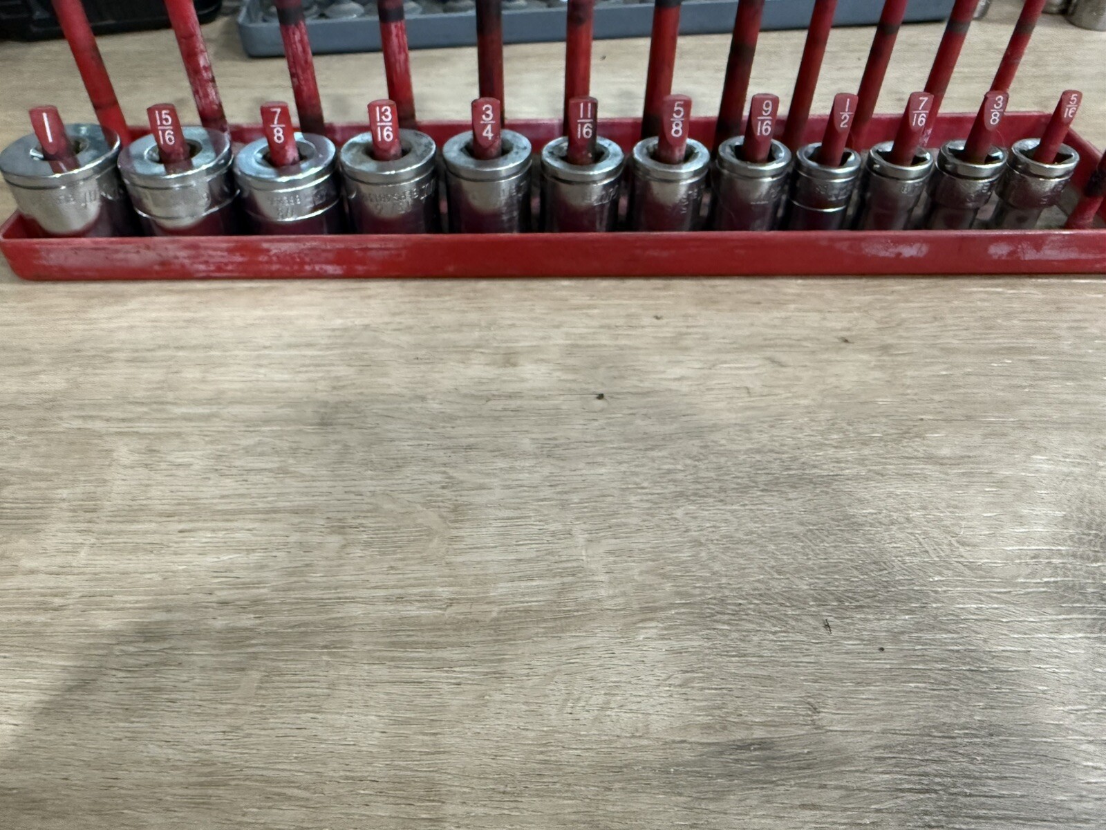 Blue Point Silver Eagle 3/8 Shallow See Socket Set Read Description