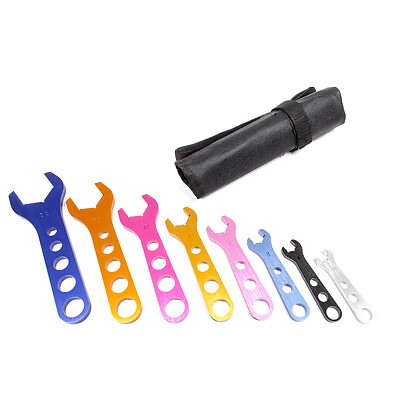 Proform 66978 An Aluminum Wrench Set #3 – #20 (8Pcs.) AN Wrench Set, Single End,