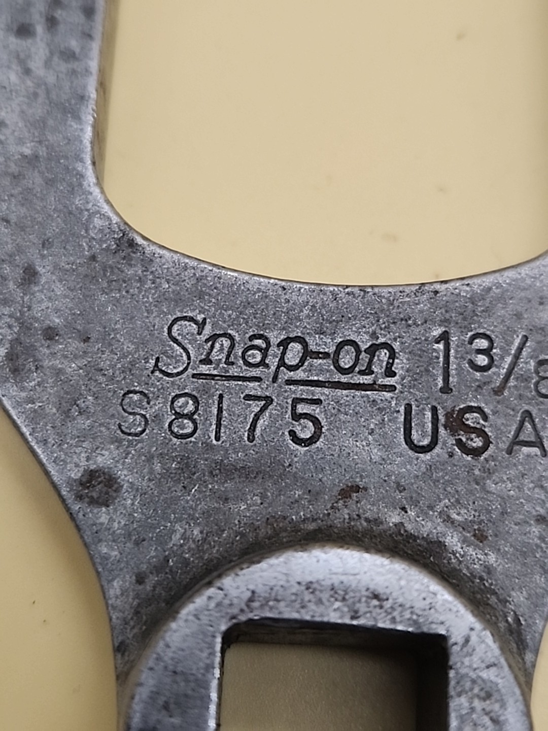 Snap-on Tools 1-3/8” SAE Crowfoot Wrench 1/2” Drive S8175 USA