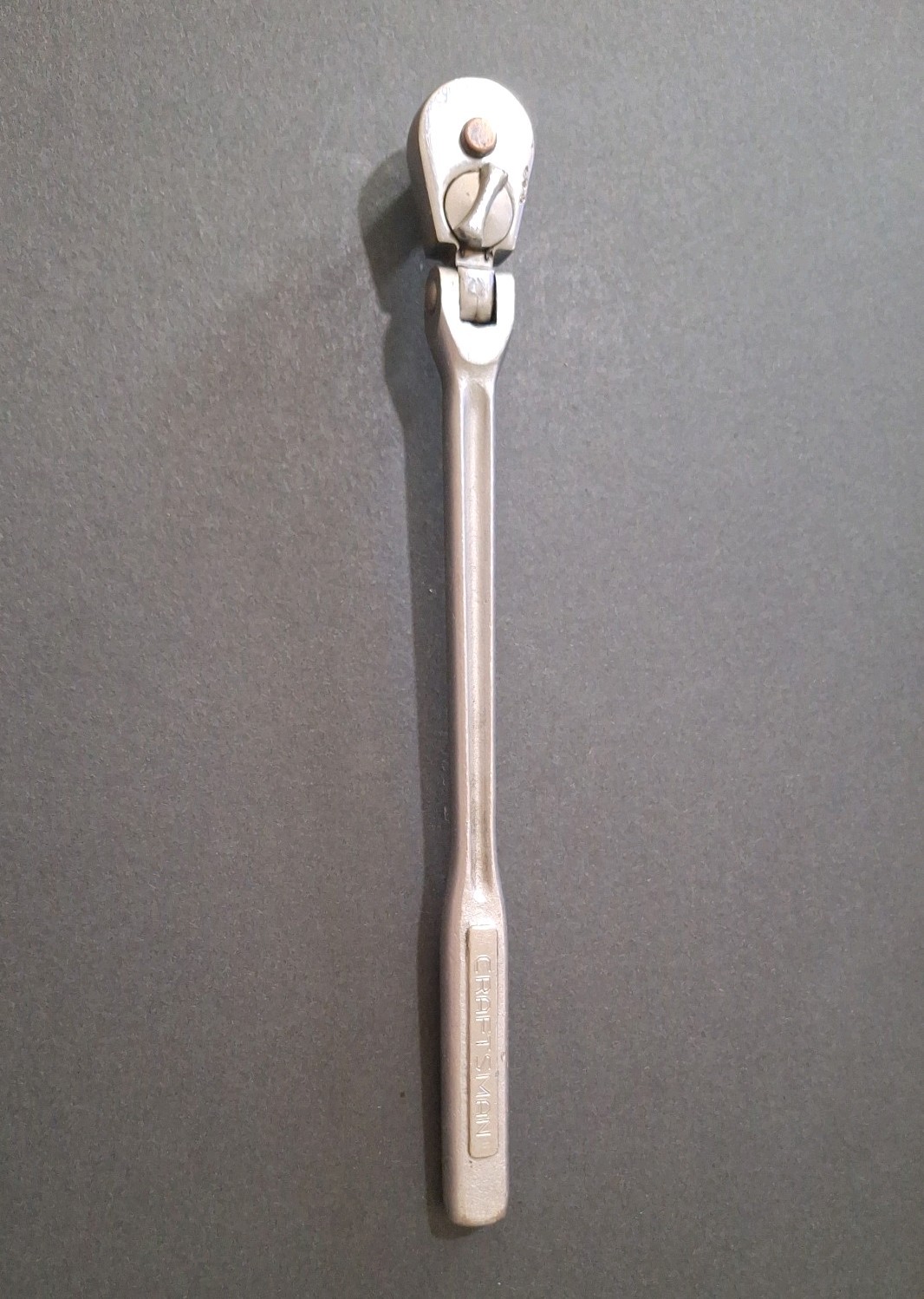 Vintage CRAFTSMAN 3/8″ Drive Flex Head Ratchet No. -V-42791 Forged In USA