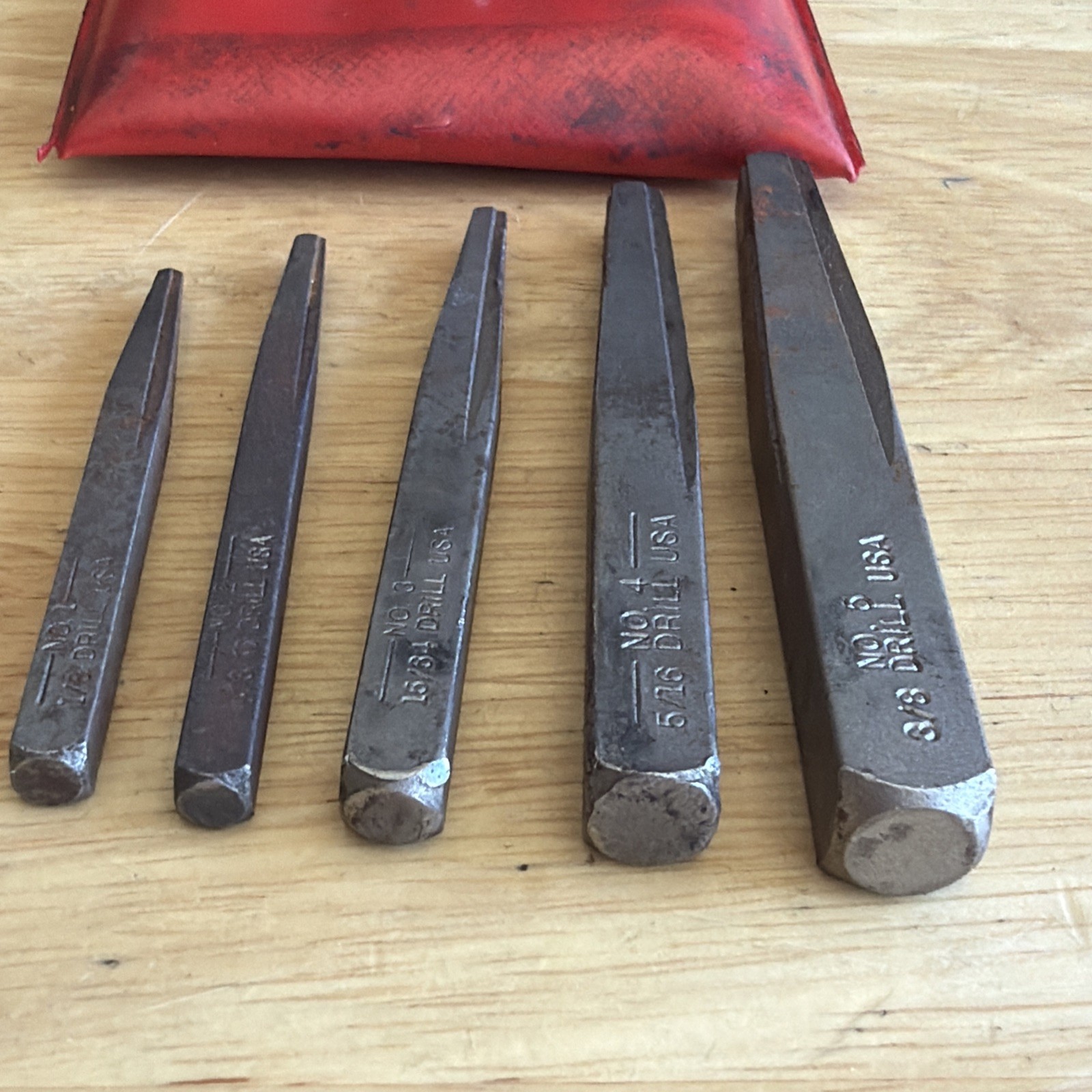 Mac Tools Screw Extractor Set 5pc W/ Kit Bag #1 thur #5 Complete 5663ES USA