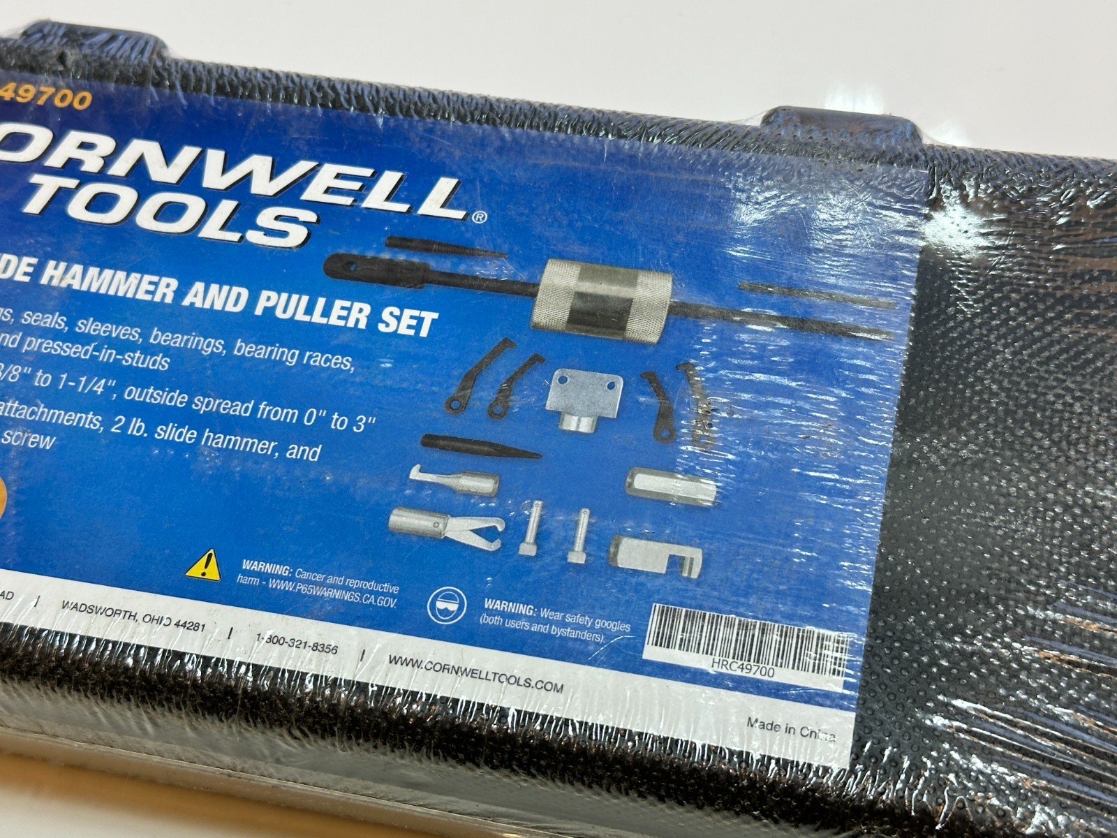 NEW Cornwell Tools HRC49700 15pc Slide Hammer & Puller Set