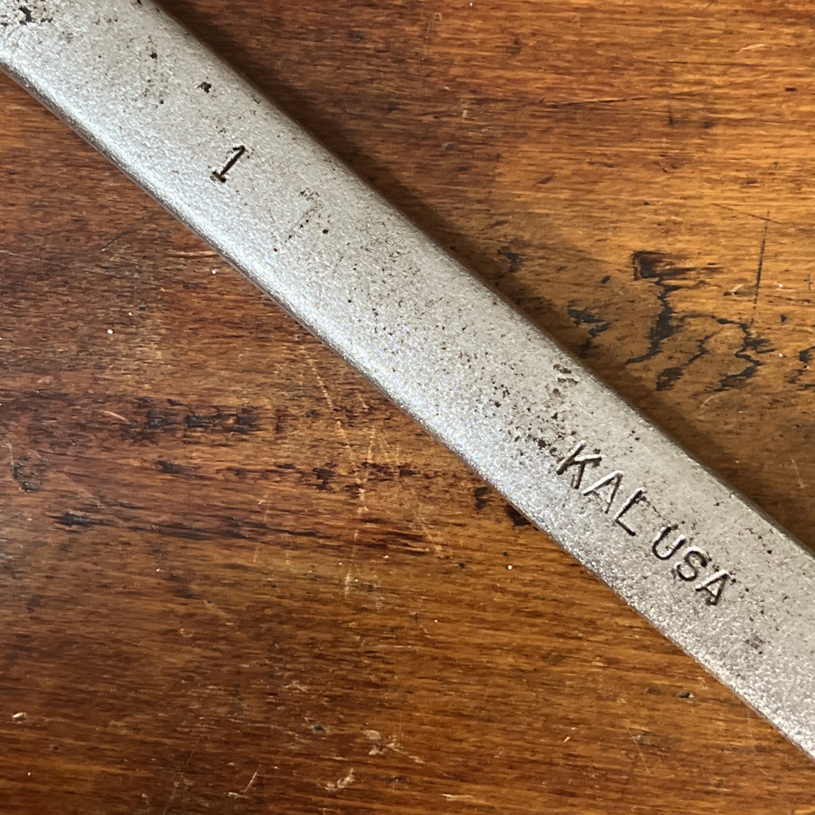 KAL Combination 1” Wrench – 13.5” Long – Very Good Condition – USA