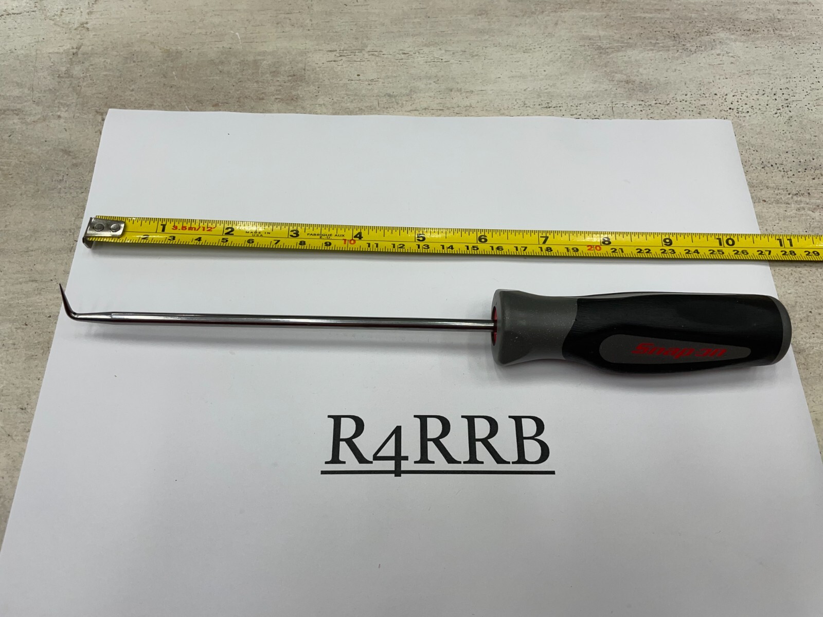Snap-on Tools NEW DARK TITANIUM Instinct Soft Grip Long HD Pick SGL6ASH90BDT