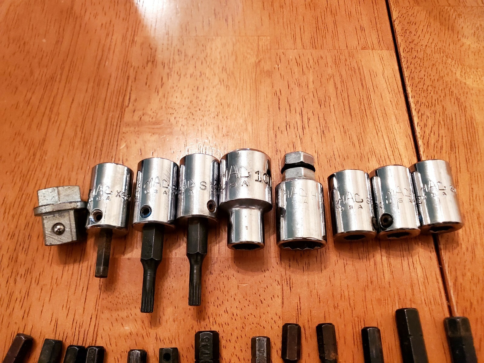 Mac Snap On Miscellaneous Bits Socket Holders Lot Of 23