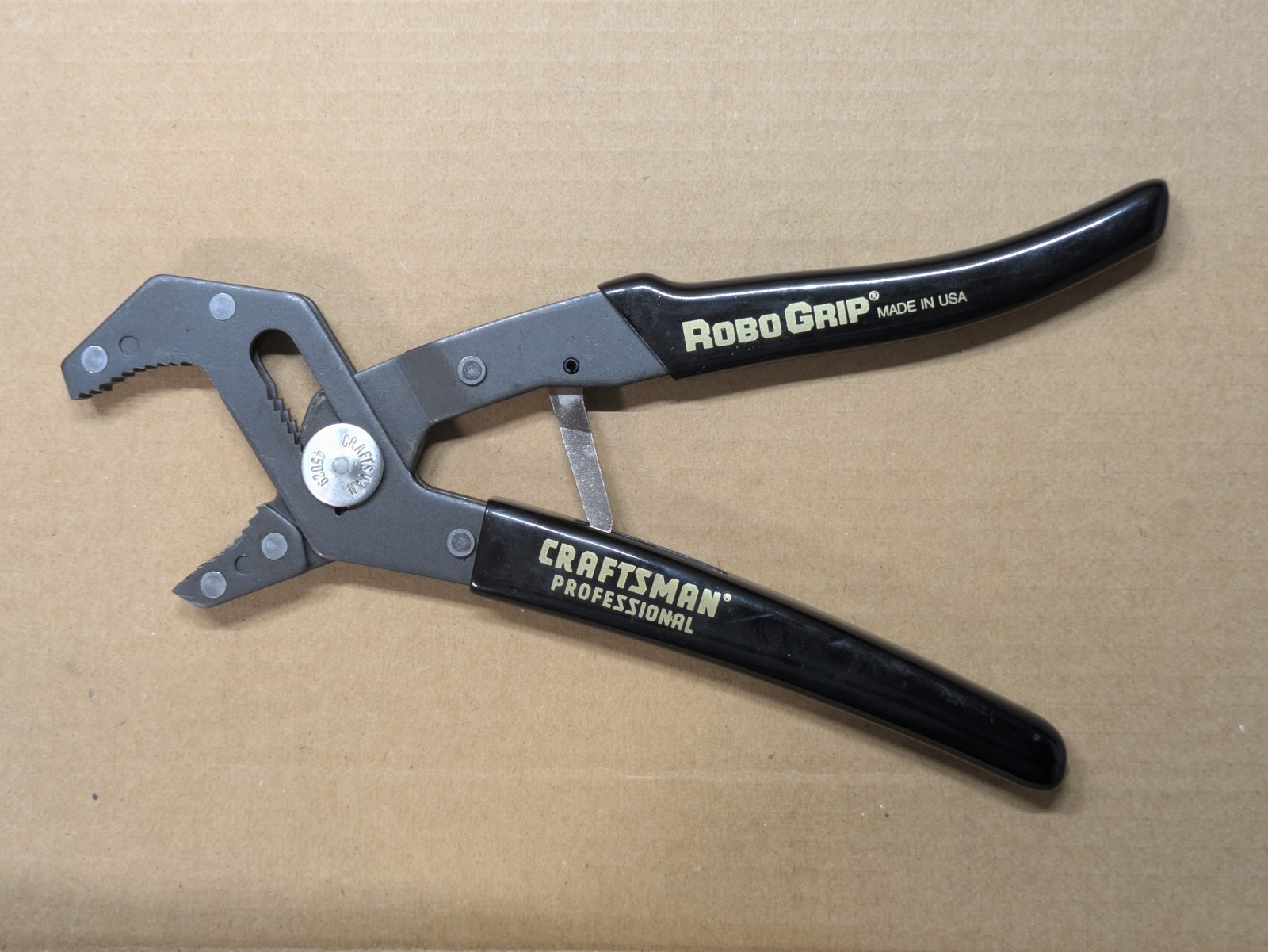 Craftsman Professional 45309+45307 Auto Lock Pliers + Clench Wrench + Robo Grip