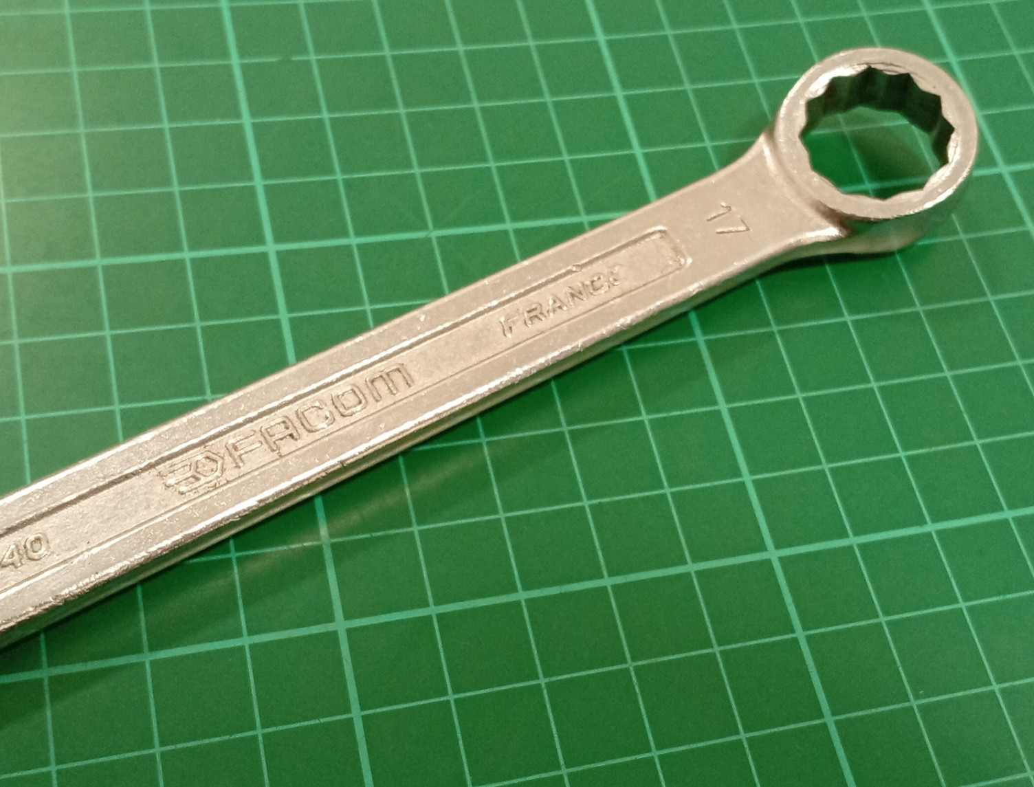 Facom No40, 17mm Vanachrome Combination Spanner, Made In France