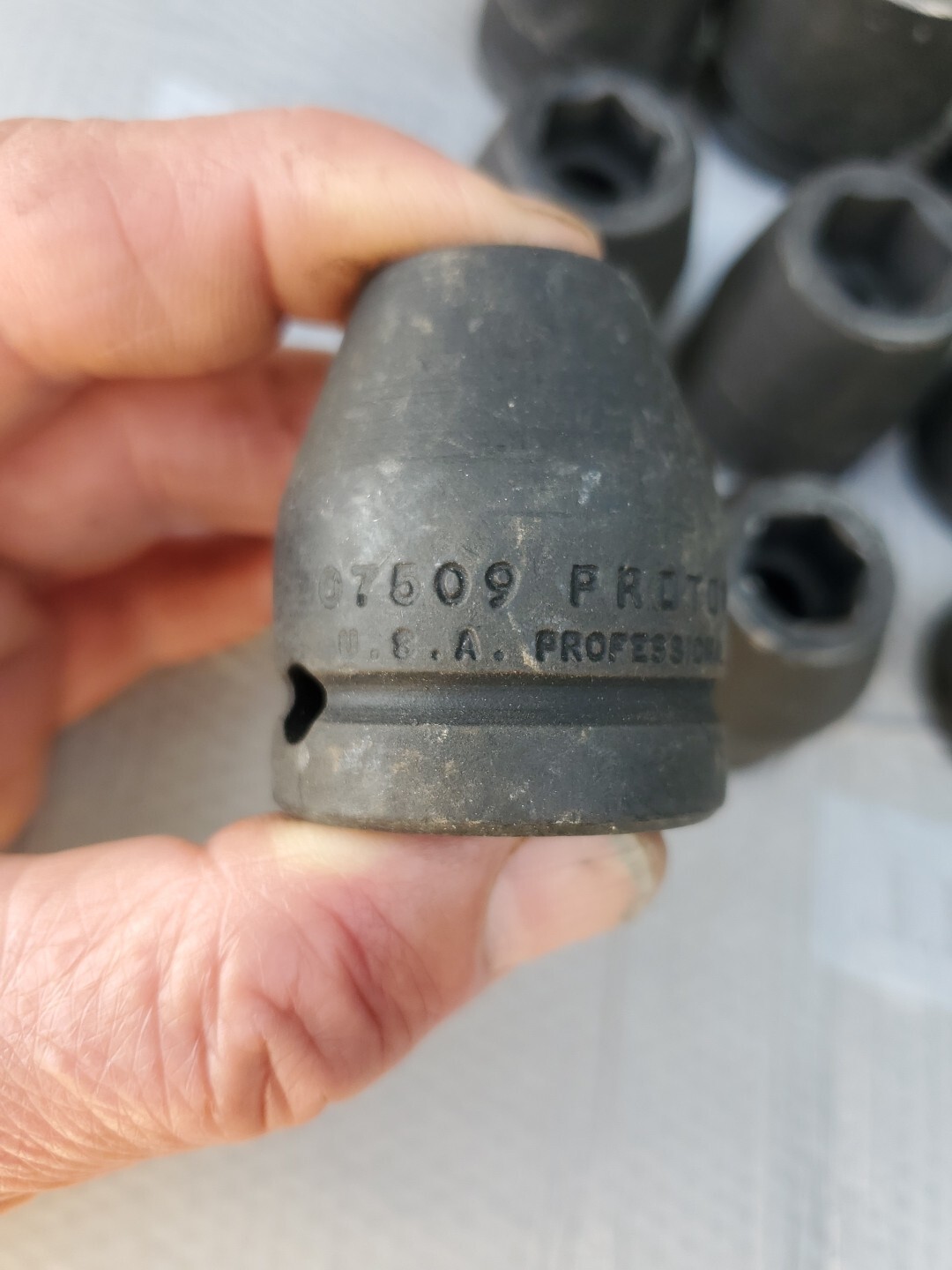 9 Proto Impact Socket 3/4″ Drive Professional 9/16 To 1 5/16 07509 07521