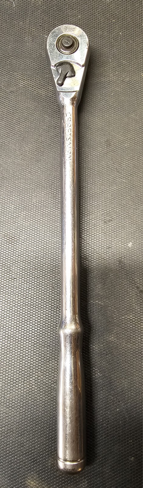 Vintage Craftsman Polished 44833 3/8″ Drive Long-Handled Teardrop Ratchet