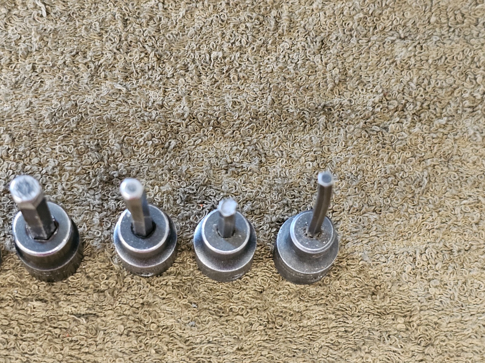 6 Proto Professional Impact Hex Socket Bit 3/8″ Drive 5/16 1/4 3/16 1/8 7290 Set