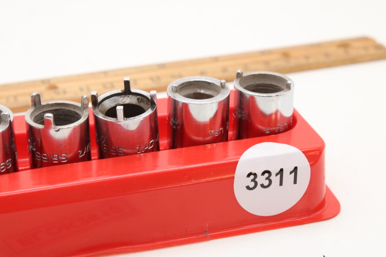 Snap on RARE 2006ANT 6-Piece Chrome Vehicle Antenna Nut Socket Set USA