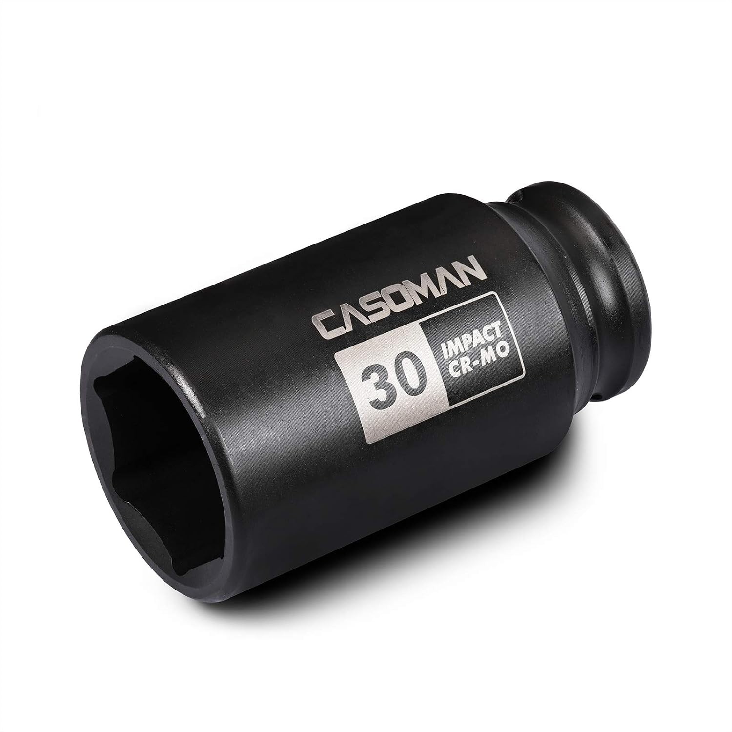 1/2″ Drive x 30 mm Deep 6 PT Impact Socket, CR-MO, 1/2-inch Drive 6 Point Axl…