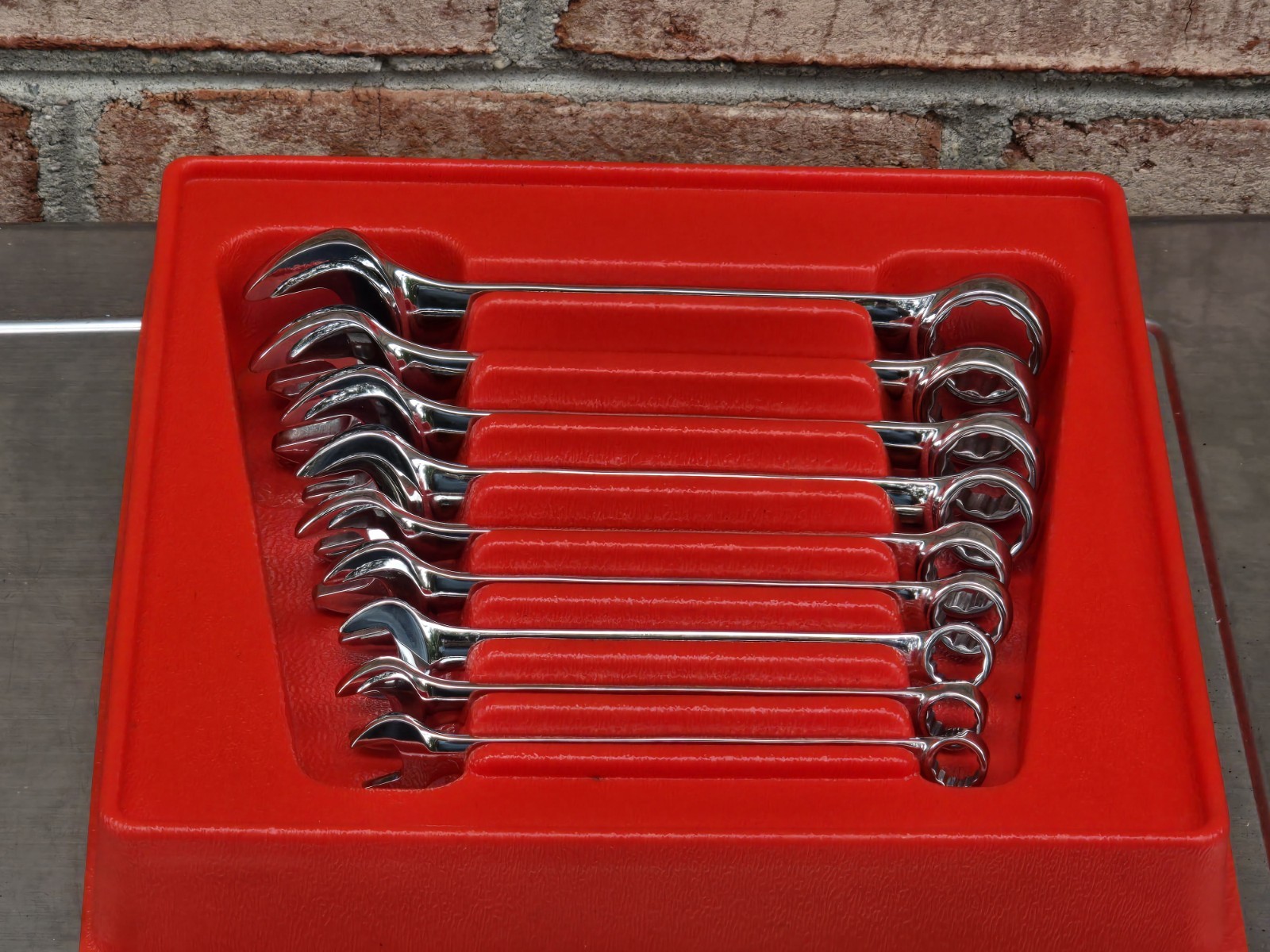 Snap On OEXS709B 9pc SAE Short Wrench Set, 5/16 – 3/4