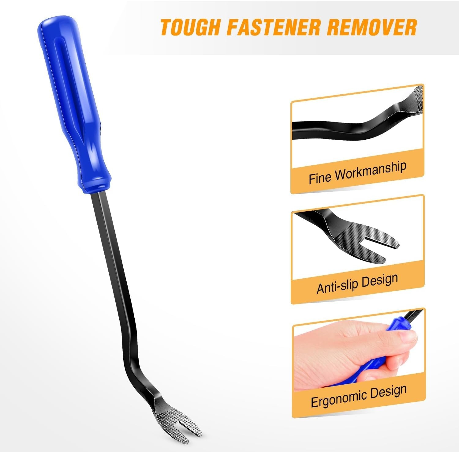 11PC Trim Removal Tool Kit – Ergonomic Metal & Nylon Set for Easy Auto Repairs