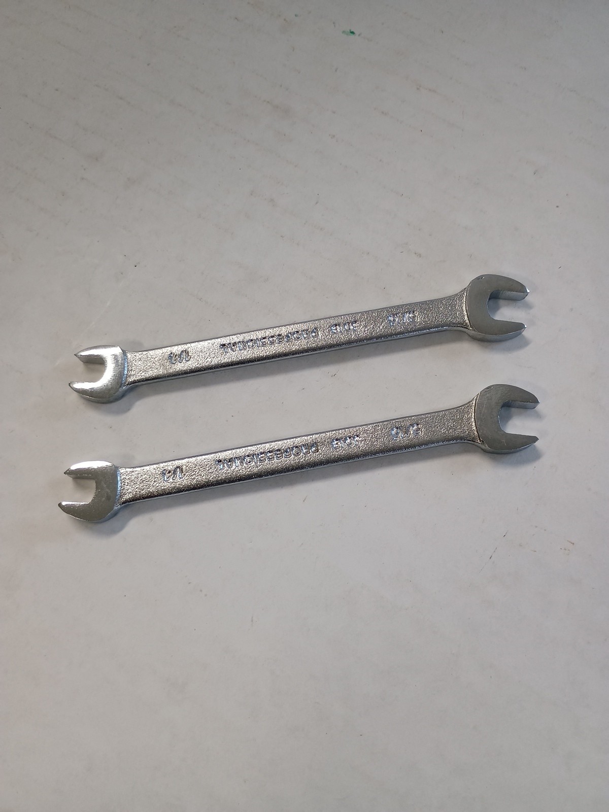 1/4″ , 5/16″ Combination Wrench Proto Professional SAE Satin J3018 Lot of 2 USA