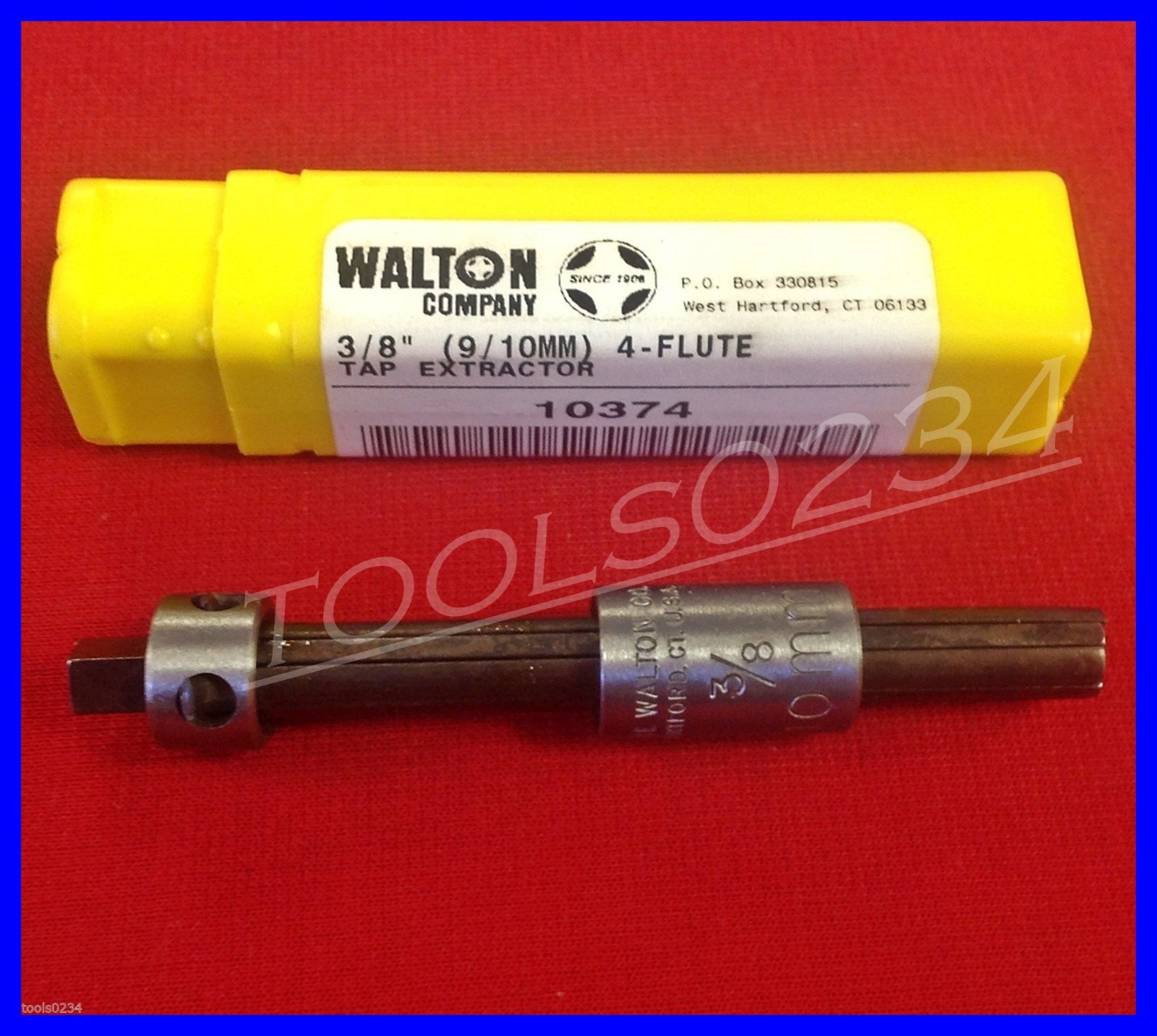 3/8″ X 4 Flute Walton 10374 Tap Extractor 9-10mm USA