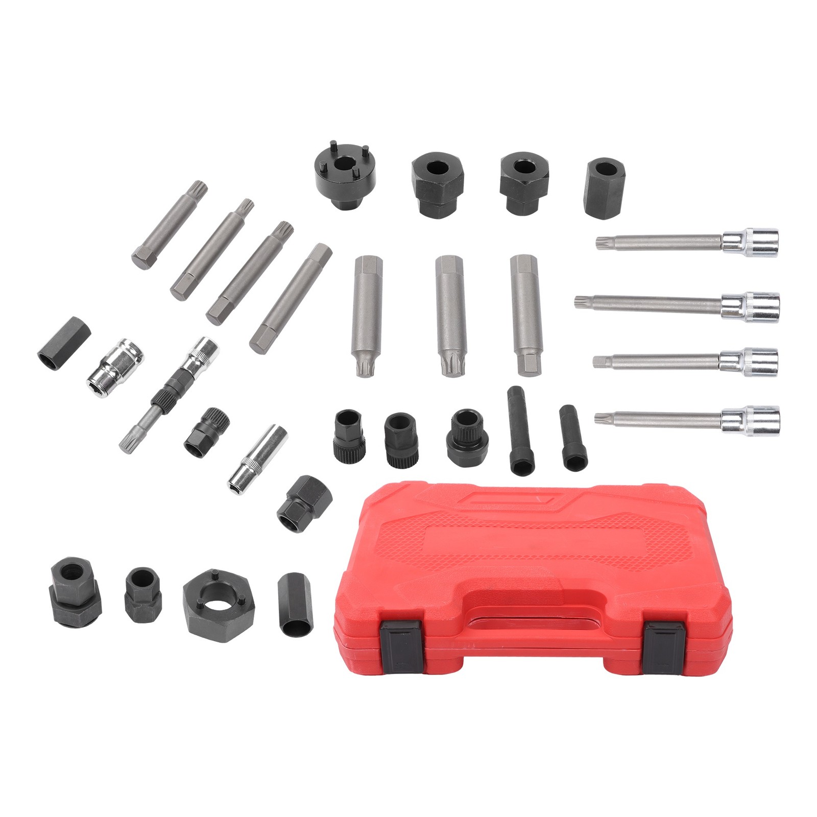 30pcs Alternator Pulley Service Decoupler Insert Bit Alternator Tool Set