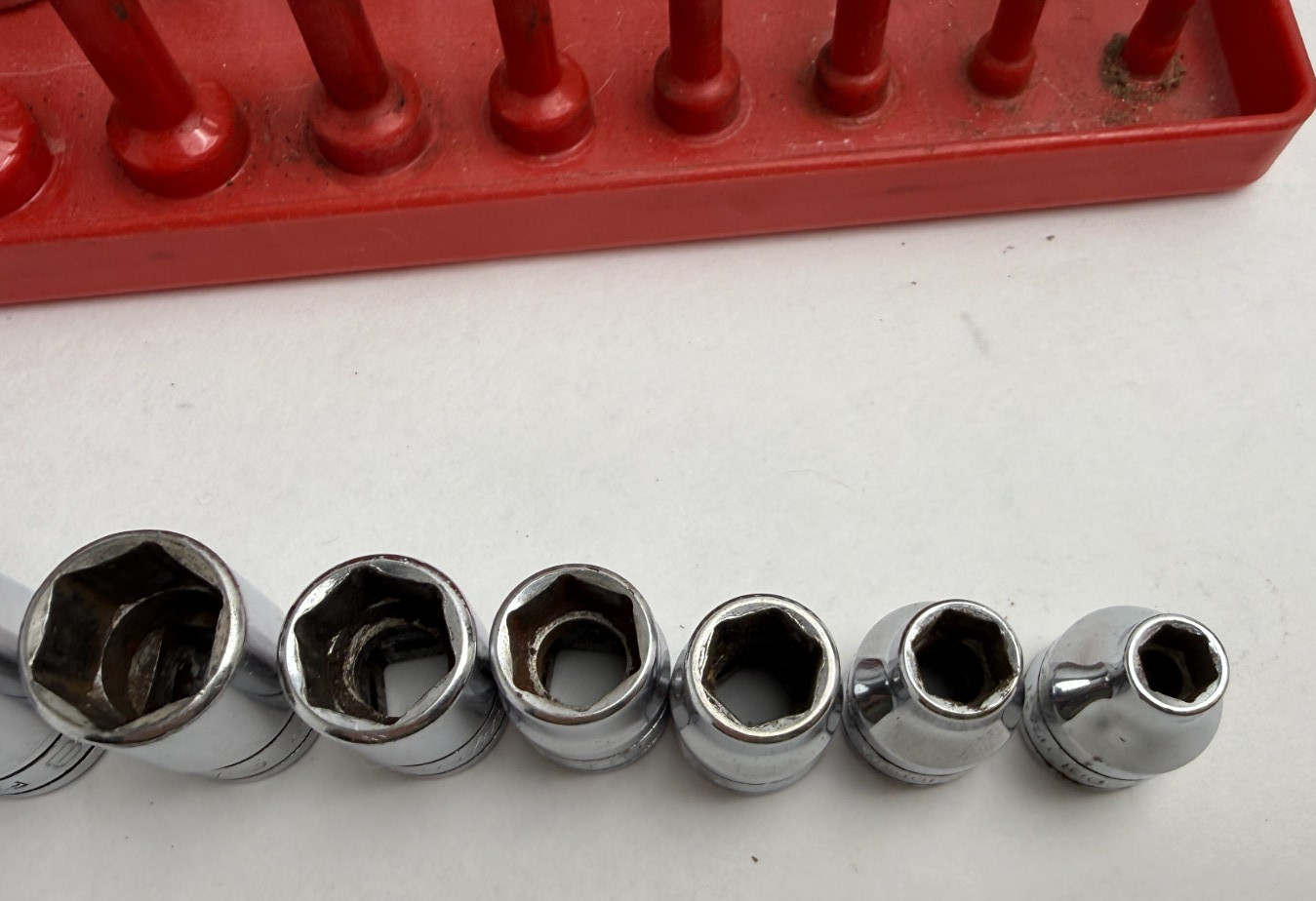 Snap-on Tools USA 24pc 3/8″ Drive SAE Chrome 6pt Shallow & Deep Socket Set